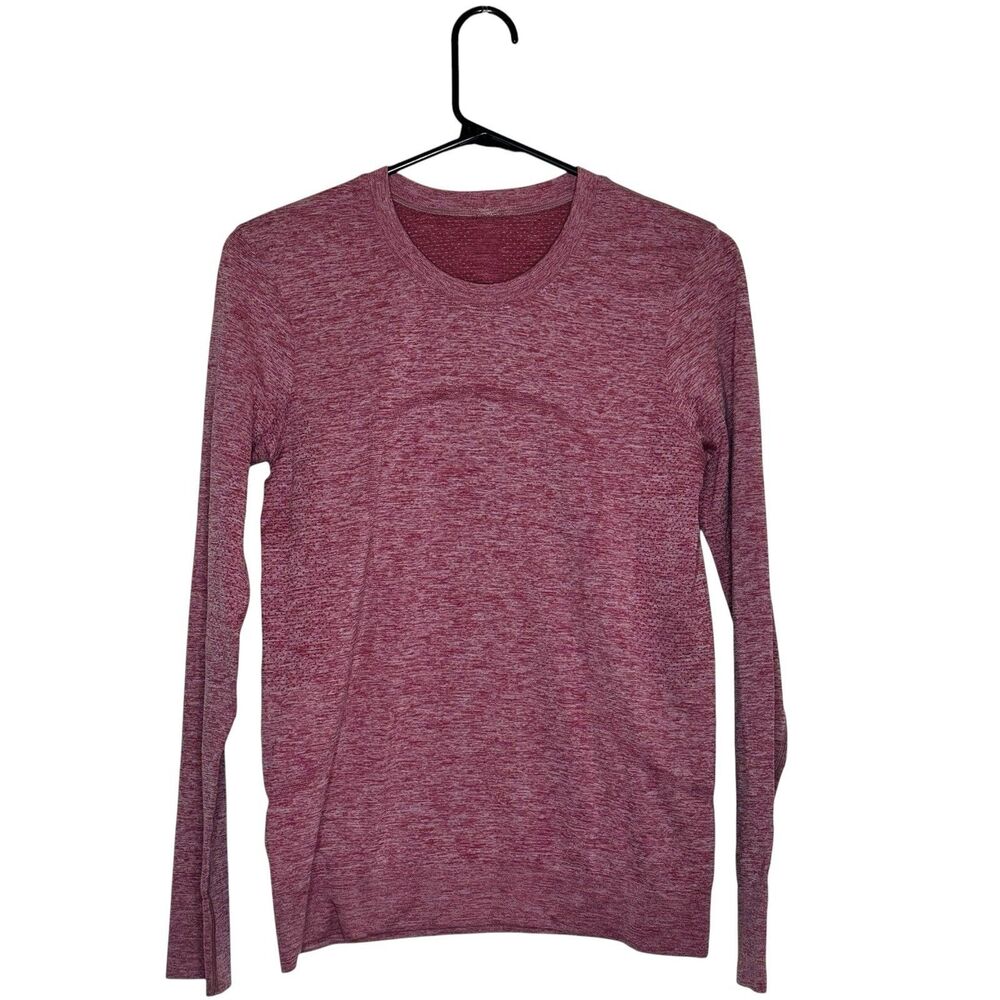 Lululemon Women’s Swiftly Tech Relaxed Long Sleeve Shirt Sz. 4 Pomegranate Pink